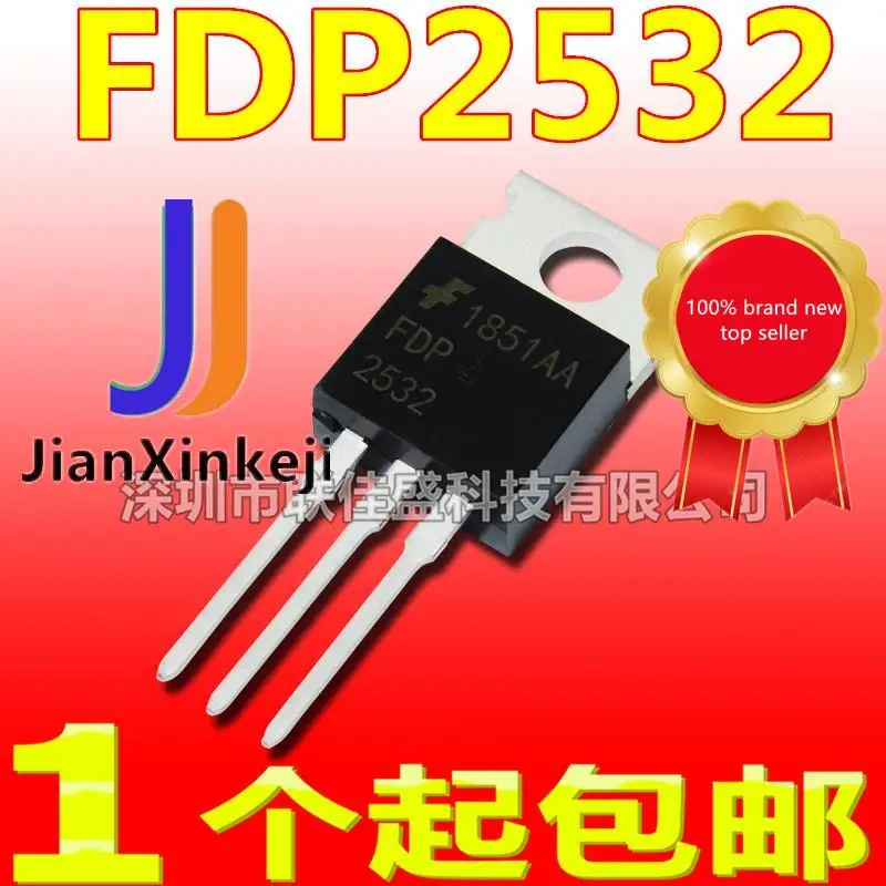 

10pcs 100% orginal new in stock FDP2532 N channel field effect tube power tube TO-220 150V 79A