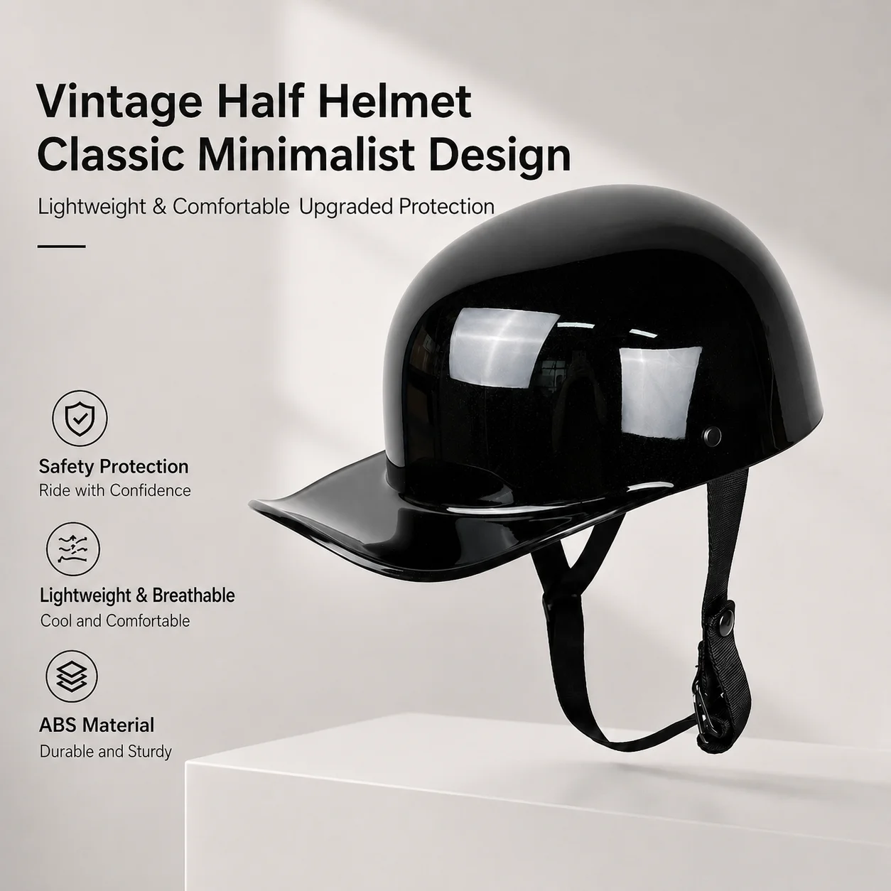 

Retro Motorcycle Helmet Summer Breathable Electric Jet Scooter Half Helmets Men Women Motorbike Open Face Helmets Safety Helmets