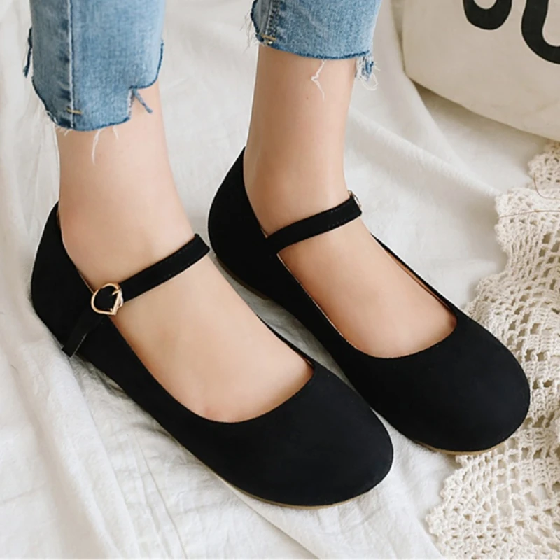 Spring Women's Flat Shoes 2026 Casual Elegant apricot Pink Loafers Flats Girls Footwear Ankle Straps Casual Dance Shoes Ladies