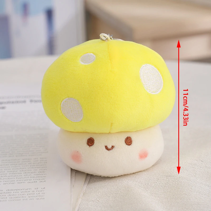 Grande tête de parapluie rouge en peluche pour enfants, peluche plus lente, décoration de canapé, plante en peluche, jouet créatif, shiitake séché, oreiller de chambre plus lent