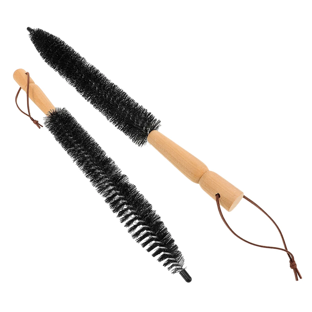 

2pcs Black Chimney Cleaning Brush for Pipes Fireplace Ducts Magnetic Chimney Cleaning Brush Rod Tools Vent Cleaner Kit