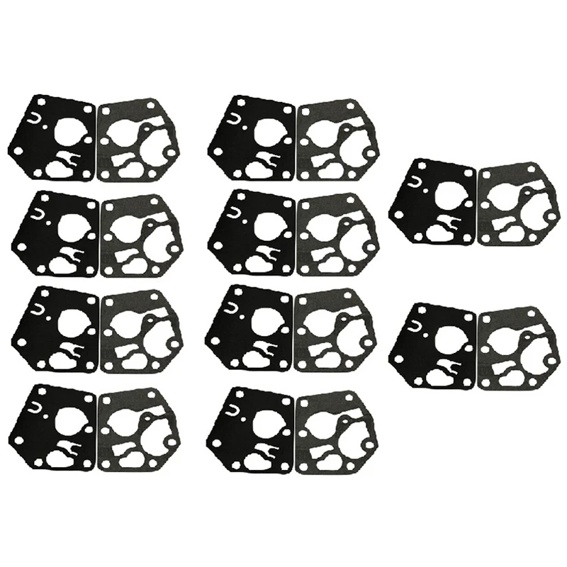 10 Sets Carburetor Diaphragm Gasket Kits For Briggs And Stratton 495770 795083 5083H 5083K 7721 520175