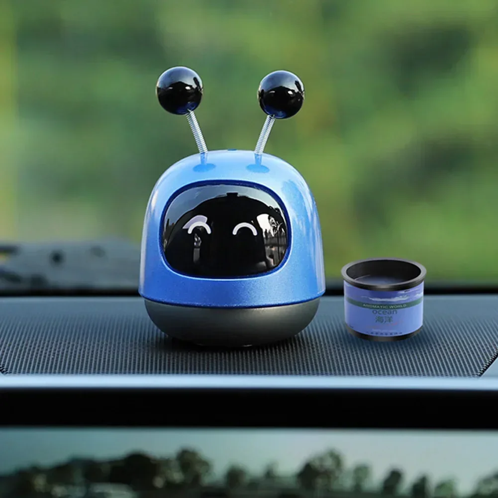 Car Anime Shaking Robot Auto Car Center Console Decoration Interior Robot Accessories Bedroom Interior Office Desk PVC