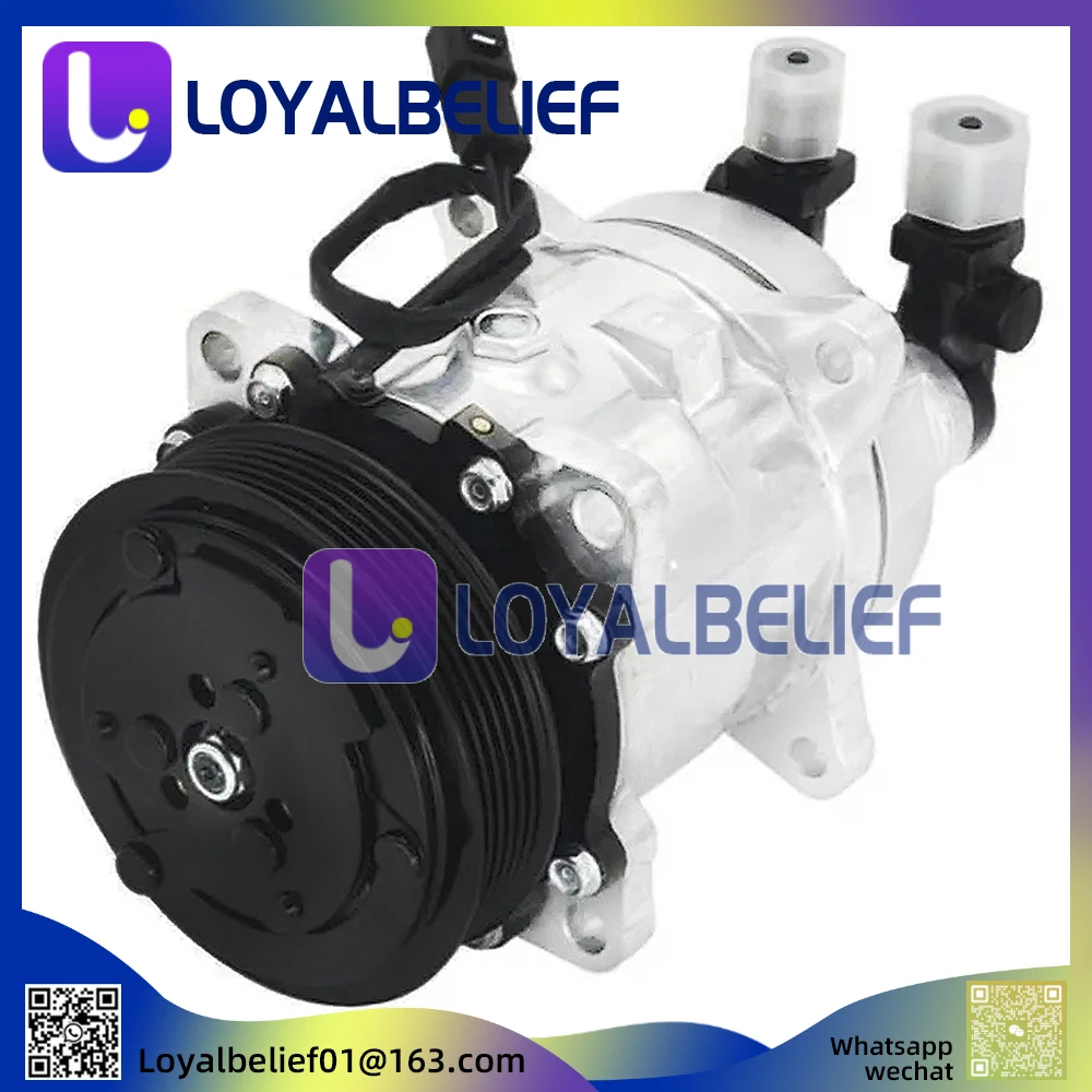 Air Conditioning AC Compressor 12V For Skid Steer Loader A770 L750 S630 S650 S750 S770 7279628