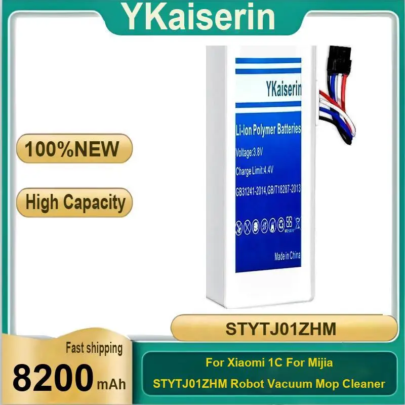 

Robust Long Lasting Robot Cleaner Battery 8200Mah For Xiaomi 1C Mijia STYTJ01ZHM Vacuum Mop