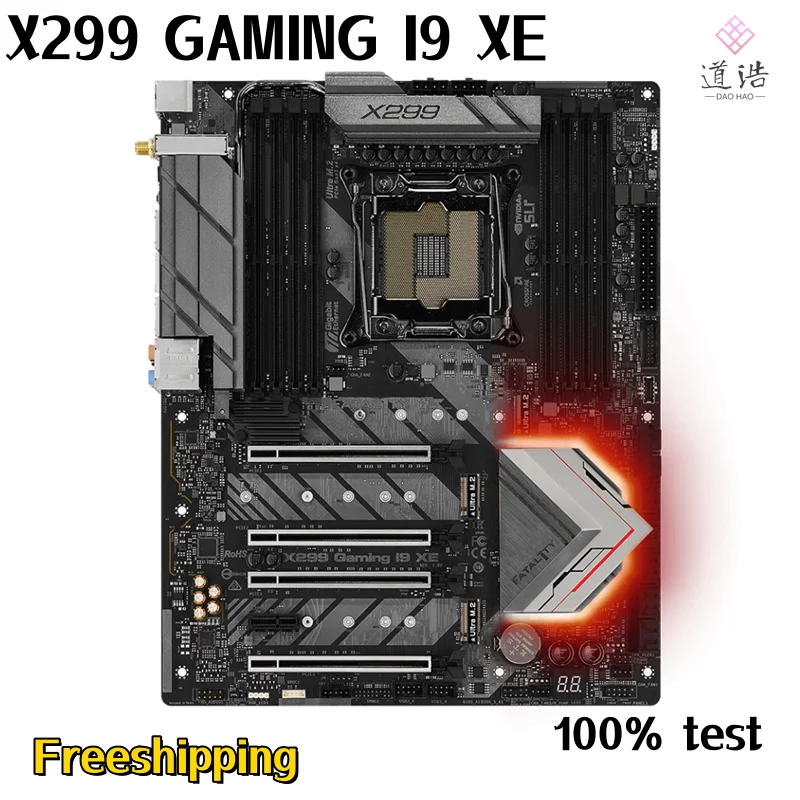 

Материнская плата для ASROCK X299 GAMING I9 XE, 256 ГБ, Φ M.2 LGA 2066 DDR4 ATX X299, материнская плата 100%, протестирована, полностью работает