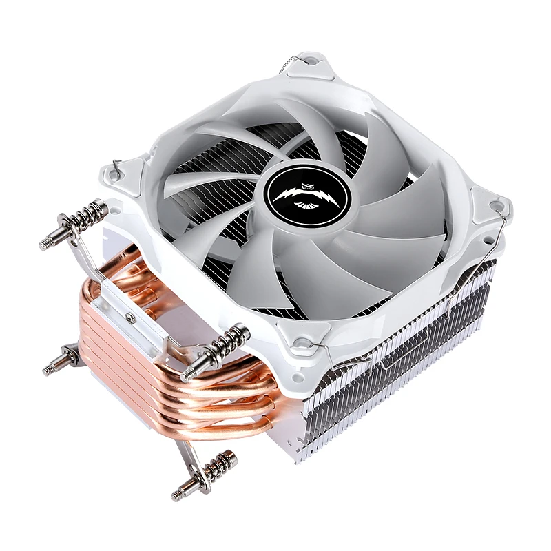 QiuzAim Air-Cooled Efficient Processor CPU Cooler 120mm Fan 4Pin/PWM 6 Heat Pipe Compatible LGA2011 2066 115X 1200 1700 1851 X99