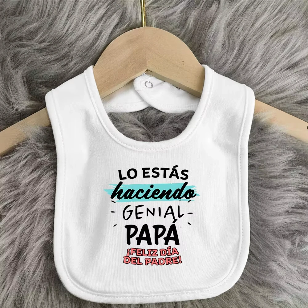 

Worlds Greatest Dad Print Baby Bibs Newbron First Fathers Day Gift Baby Burp Cloths Infant Feeding Bibs Fathers Day Toddler Bib