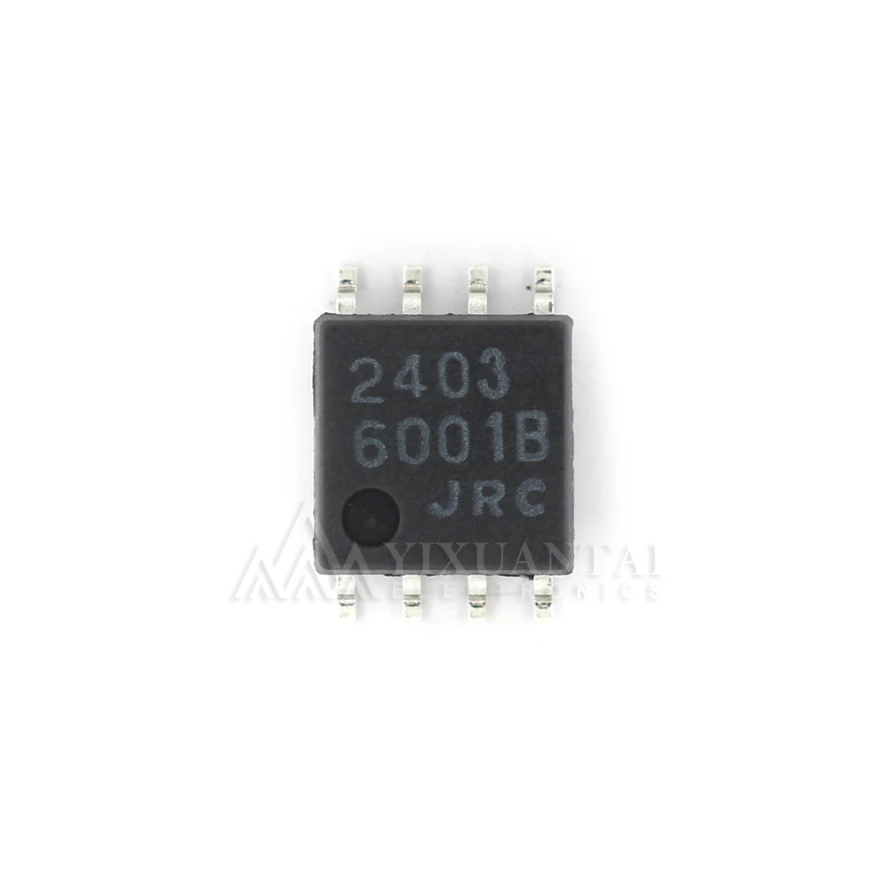 10pcs/Lot   NJM2403M   NJM2403M-TE1  Marking 2403【	SINGLE-SUPPLY DUAL COMPARATOR  SOP-8】New and Original