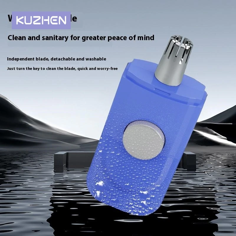 

360 Degree Rotating Manual Nose Hair Trimmer Washable No Need To Charge Nose Ear Hair Trimmer For Universal Hair Shaving Tool