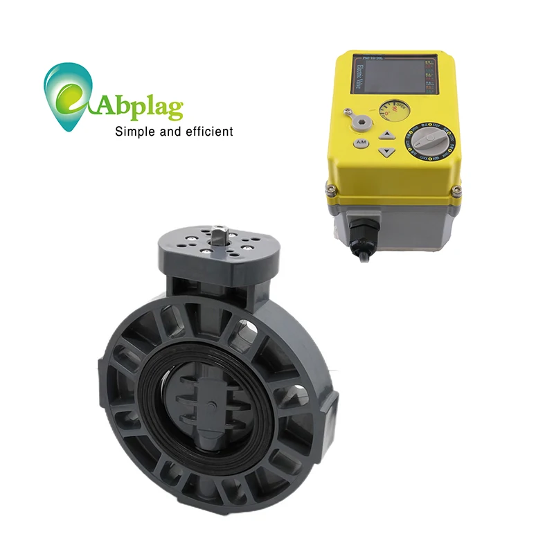 Factory Customized Intelligent PVC Electric butterfly Valve WiFi Control Power Failure Return Setting
