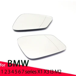 Sinistra Destra Porta Laterale Riscaldata Ala Specchio di Vetro Retrovisore Piastra Retrovisore per BMW X1 E84 F48 F20 F21 F40 F22 F23 F30 F31 F34 F10 F07