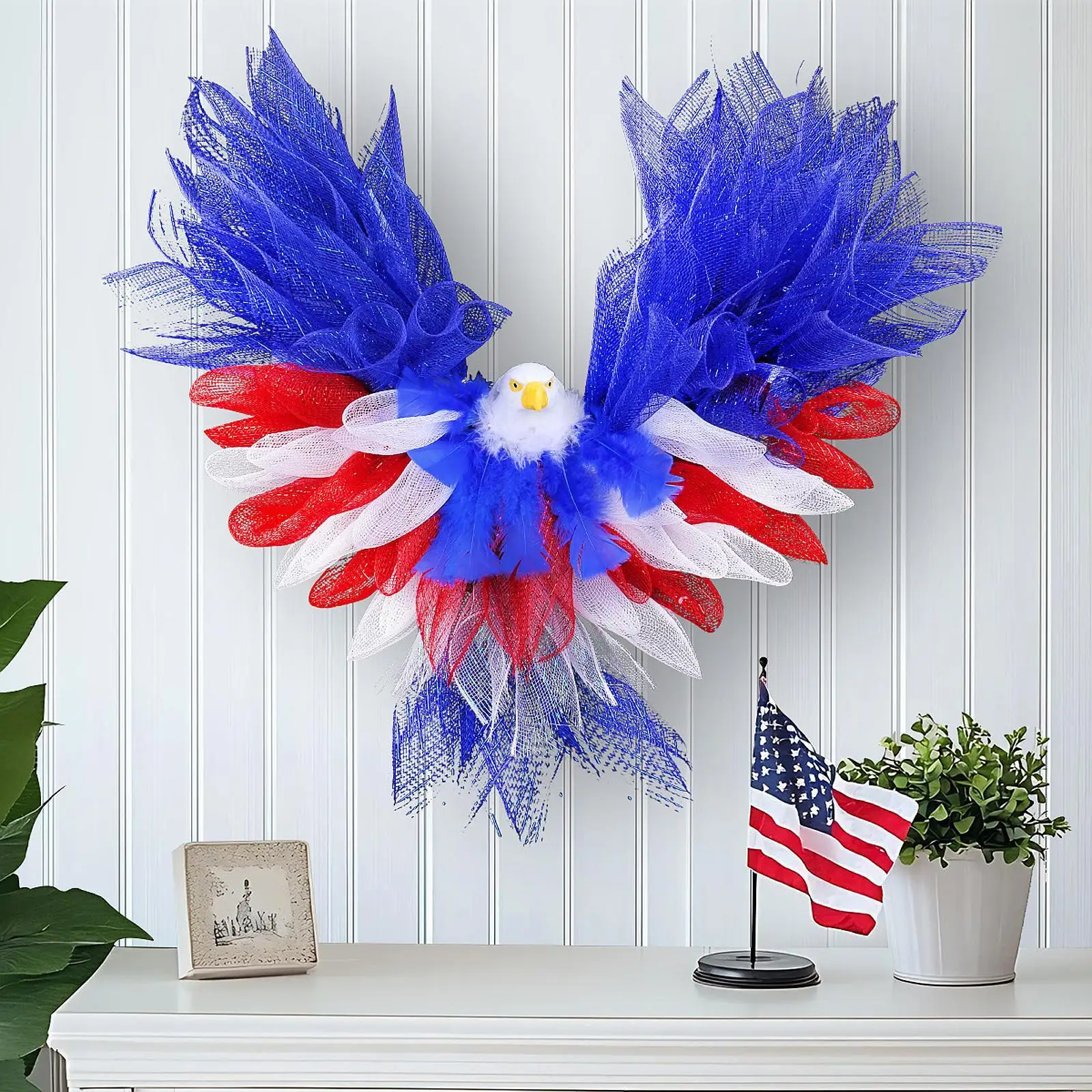 

Patriotic Crown Independence Day Ornament of Entrance 4 Julio Corona De Julio Fiesta De Celebrations of