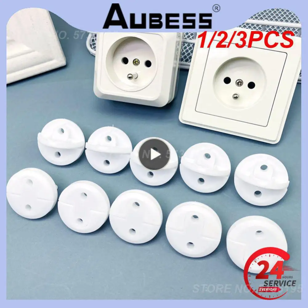 1/2/3PCS Safety Plug Two-hole With Handle Infant And Baby Row Plug Cover Kids Sockets Cover Plugs Plug Protective Cover