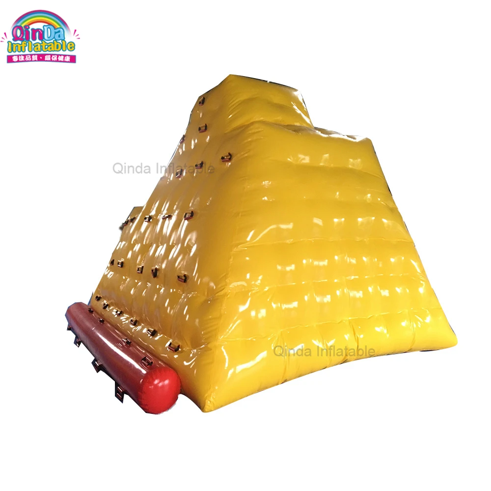 Commercial Grade PVC Inflatable Pool Tower Sea Park Inflatable Water Climbing Iceberg