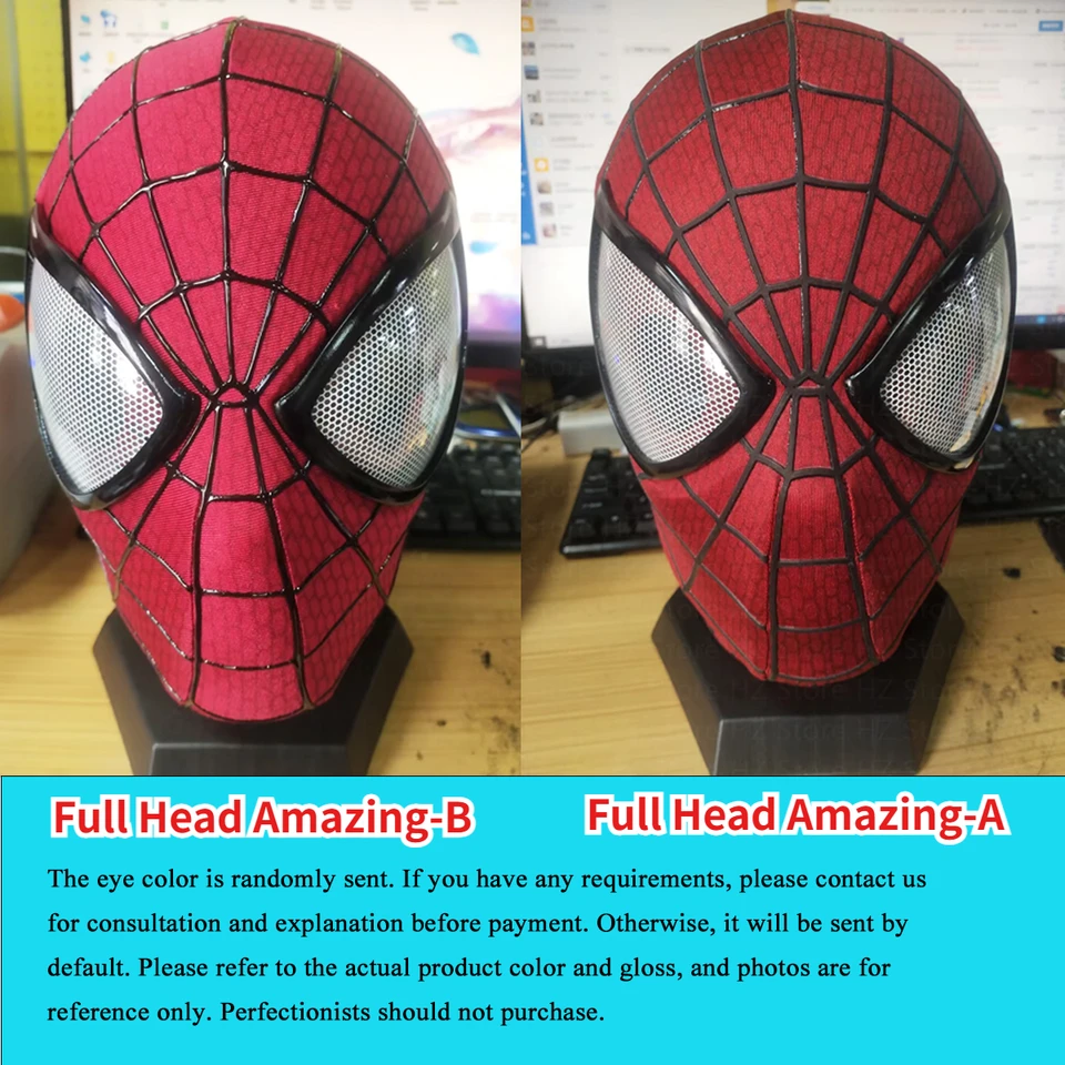 スパイダーマン3 マスクスケールレプリカ 2個セット 激レア映画スパイダーマン3 レプリカマスク 非売品コスチューム