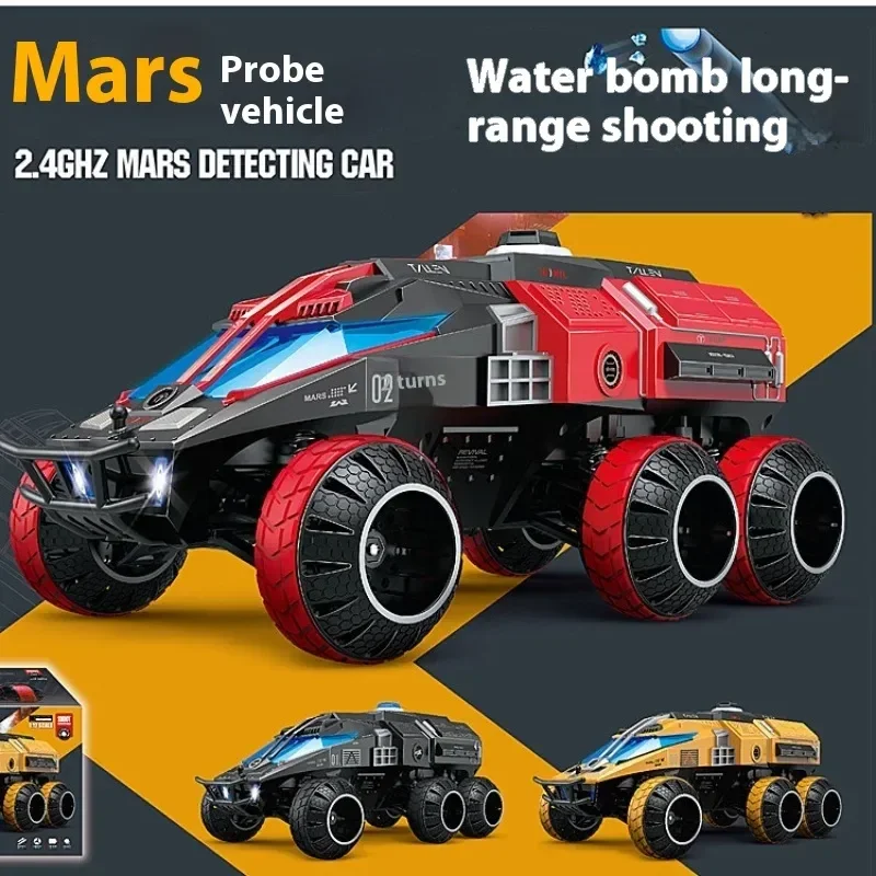 Carro detectando Marte em escala total carro rc veículo espacial de 6 rodas brinquedos de tanque controle remoto presentes de aniversário para menino, G2065, 1:12