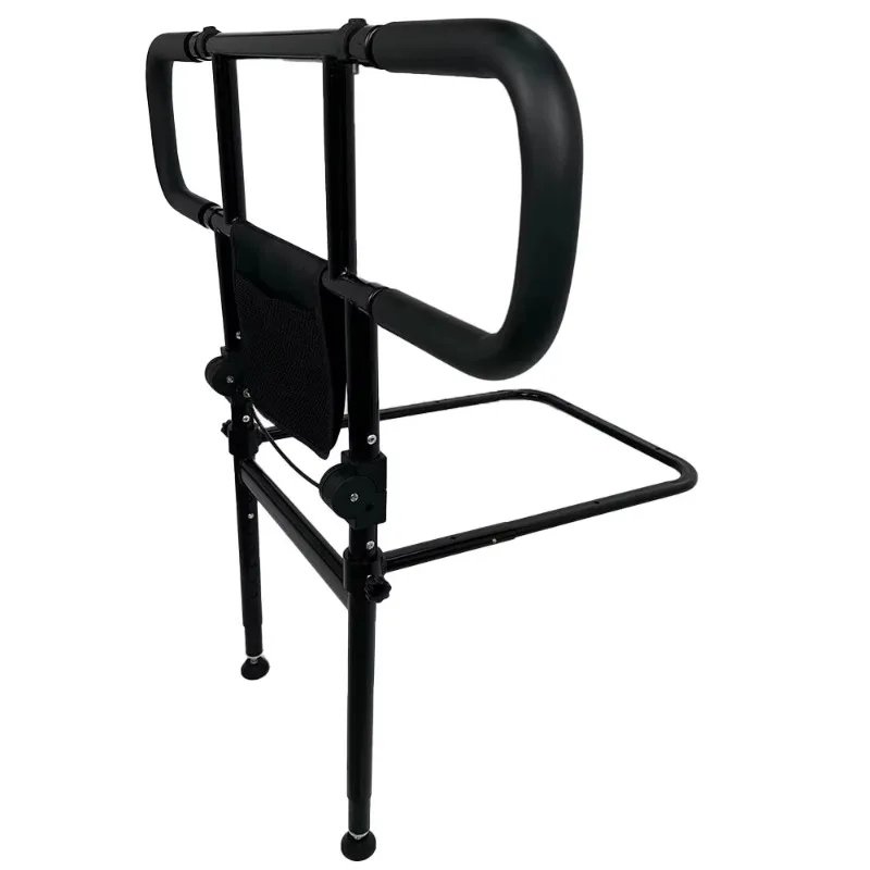 مقبض السكك الحديدية المساعدة للسرير الطبي القابل للتعديل، درابزين بجانب السرير، قضبان السرير لكبار السن والكبار