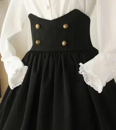 Gothic Lolita Dress Cross Regression Victorian Vintage SK Lolita Skirt