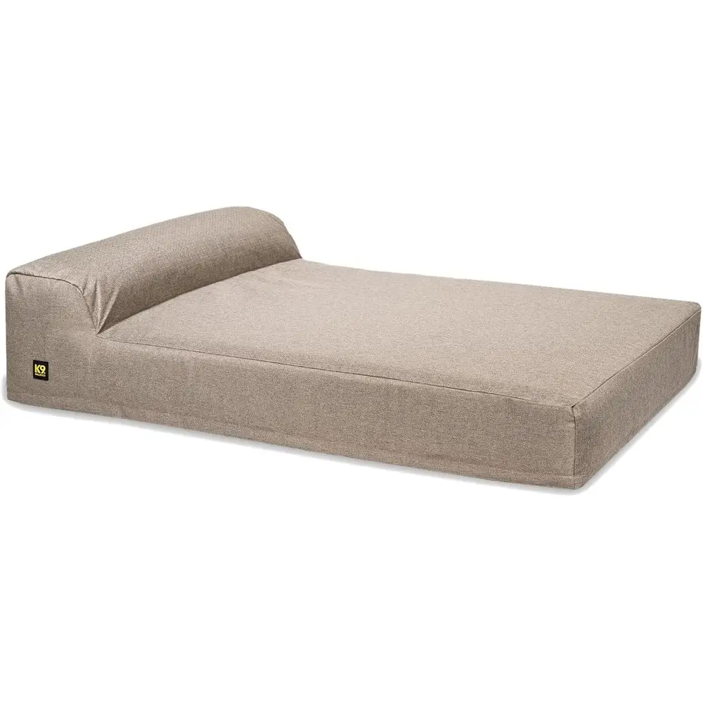

X-Large 7 Thick Orthopedic Bolster Bed for XL Dogs and Heavy Breeds with Soft, Washable Cover - Taupe Premium Finish