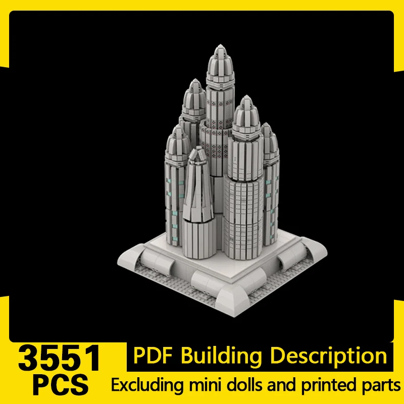 

City Street View Model MOC Building Bricks High-Rise Hotel Modular Technology Gifts Holiday Assemble Children Toys Suit