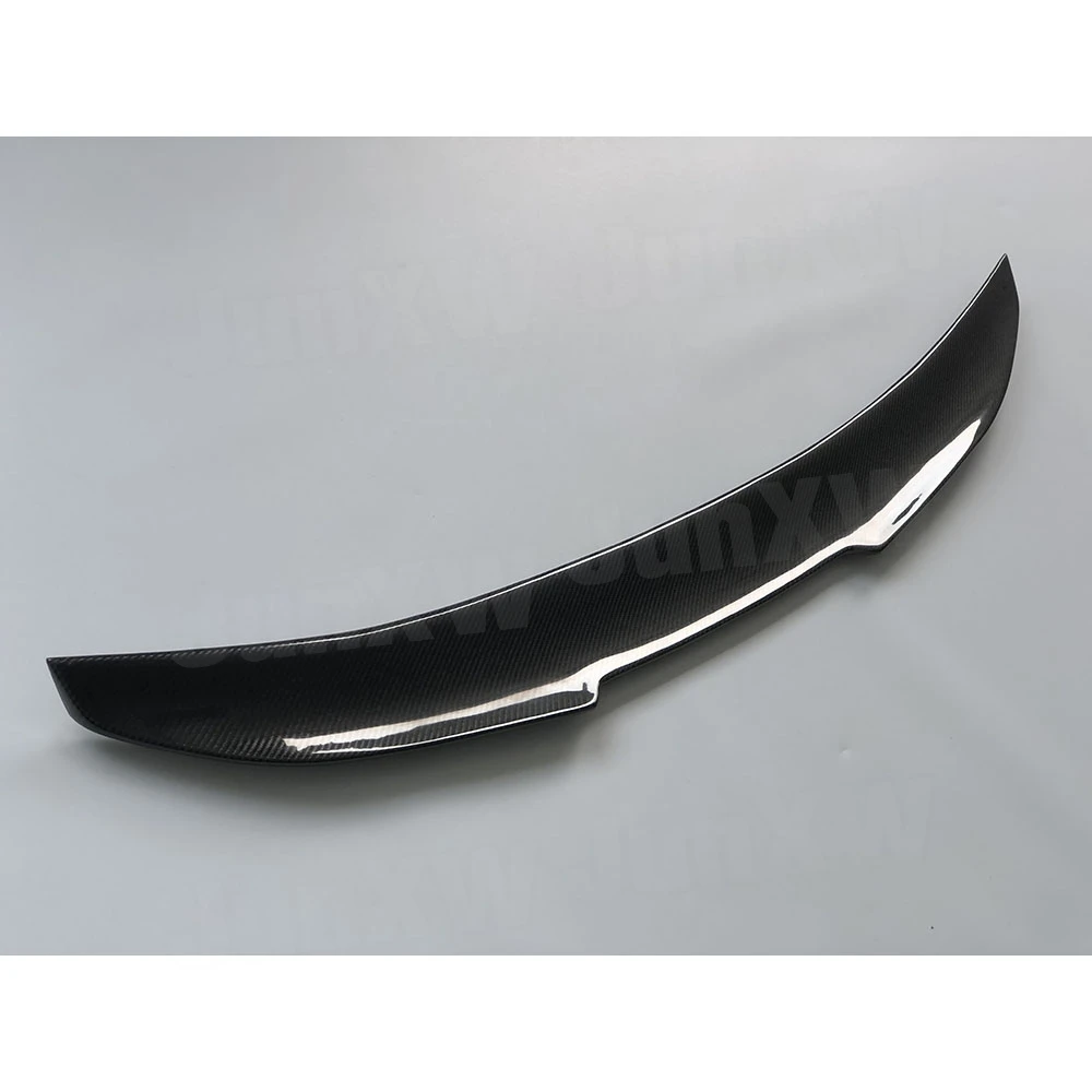Carbon Fiber Rear Trunk Spoiler for Audi A6 C7 S6 2012-2019 FRP P Style Rear Middle Tail Wing Lid Rear Mid Spoiler Wing Bodykits