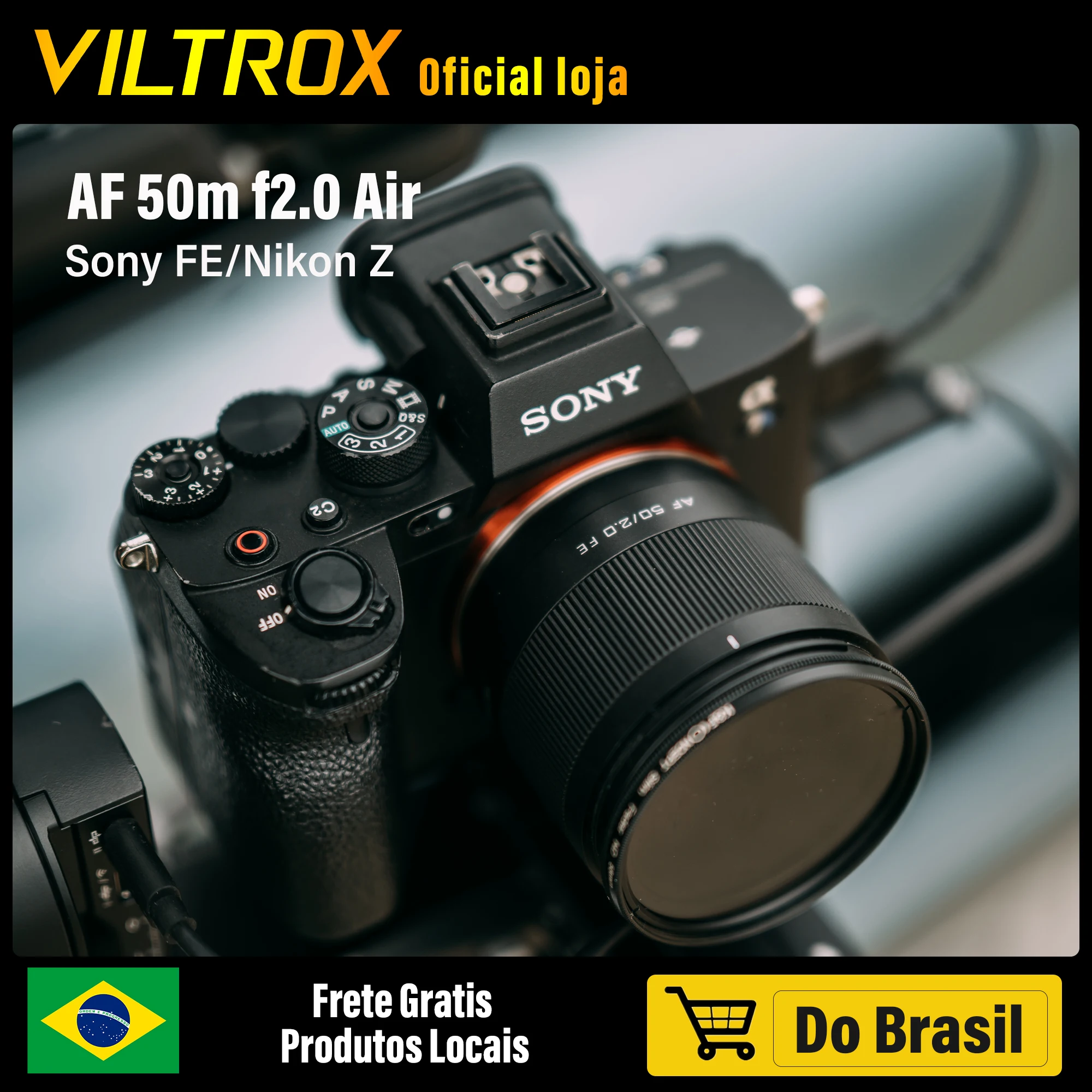 Viltrox AF 50mm F2.0 エアフルフレームカメラレンズポートレート Vlog