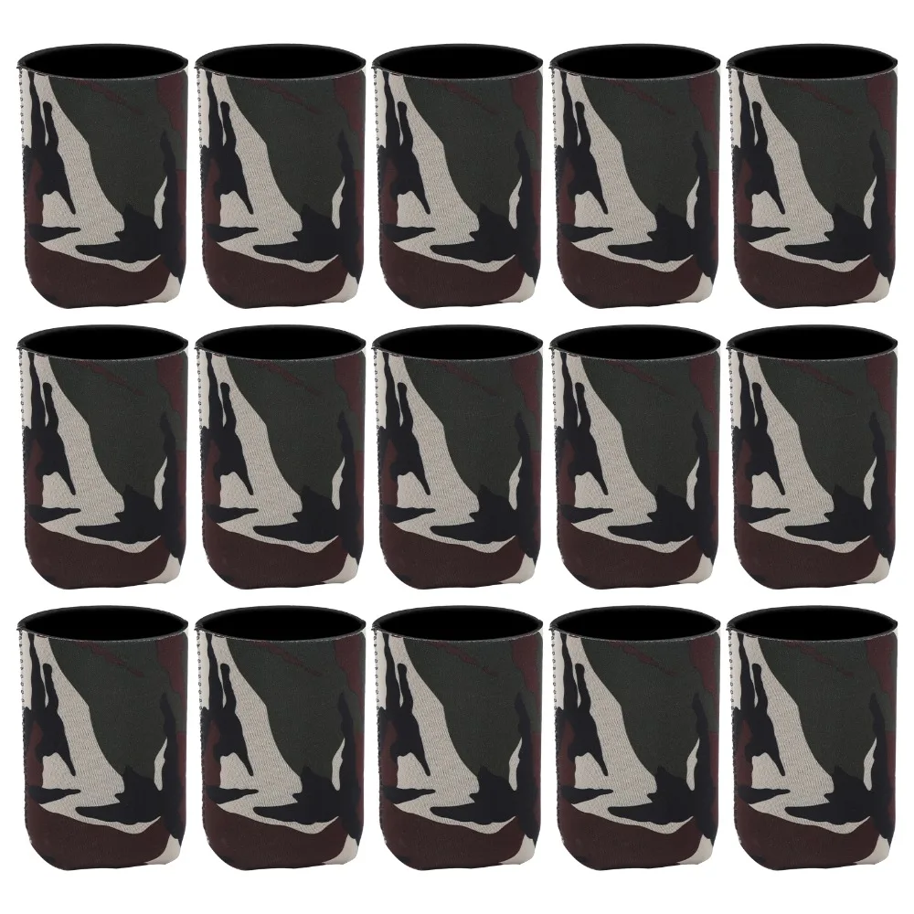 

15 Pcs Durable Neoprene Beer Sleeves Reusable Drink Bottle Holder Can Cooler Sleeves Bottle Insulation