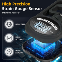 ABLL-Grip Strength Tester 265Lbs/120Kg Digital Hand Dynamometer Grip Strength Meter USB LCD Screen