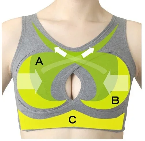 

Хлопковый бюстгальтер для йоги больших размеров, бюстгальтер для сна, без стального кольца, спортивный бюстгальтер с защитой от расширения