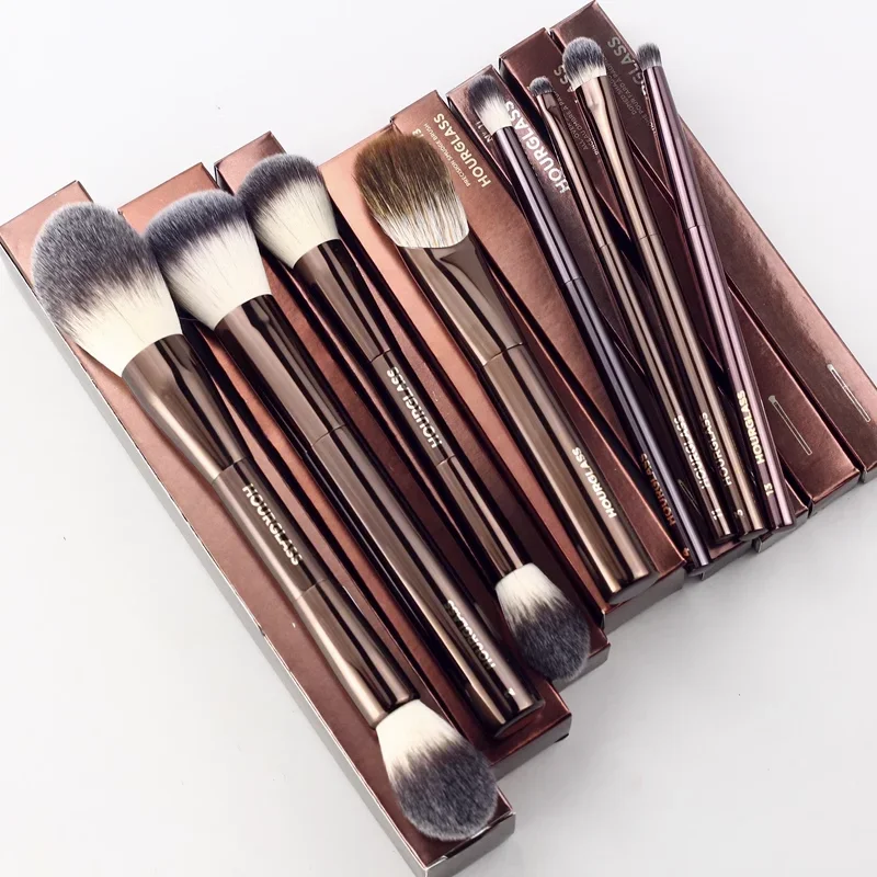 Zandloper Make-up Kwasten Set Maleta De Maquillaje Profesional Blush Foundation Brush Poeder Oogschaduw Blending Beauty Makeup Tools