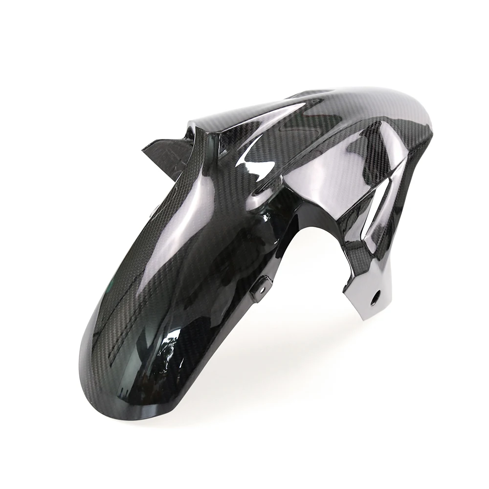 

For Kawasaki Ninja400 2018 Motorcycle Modified Parts Carbon Fiber Front Fender Hugger Mudguard