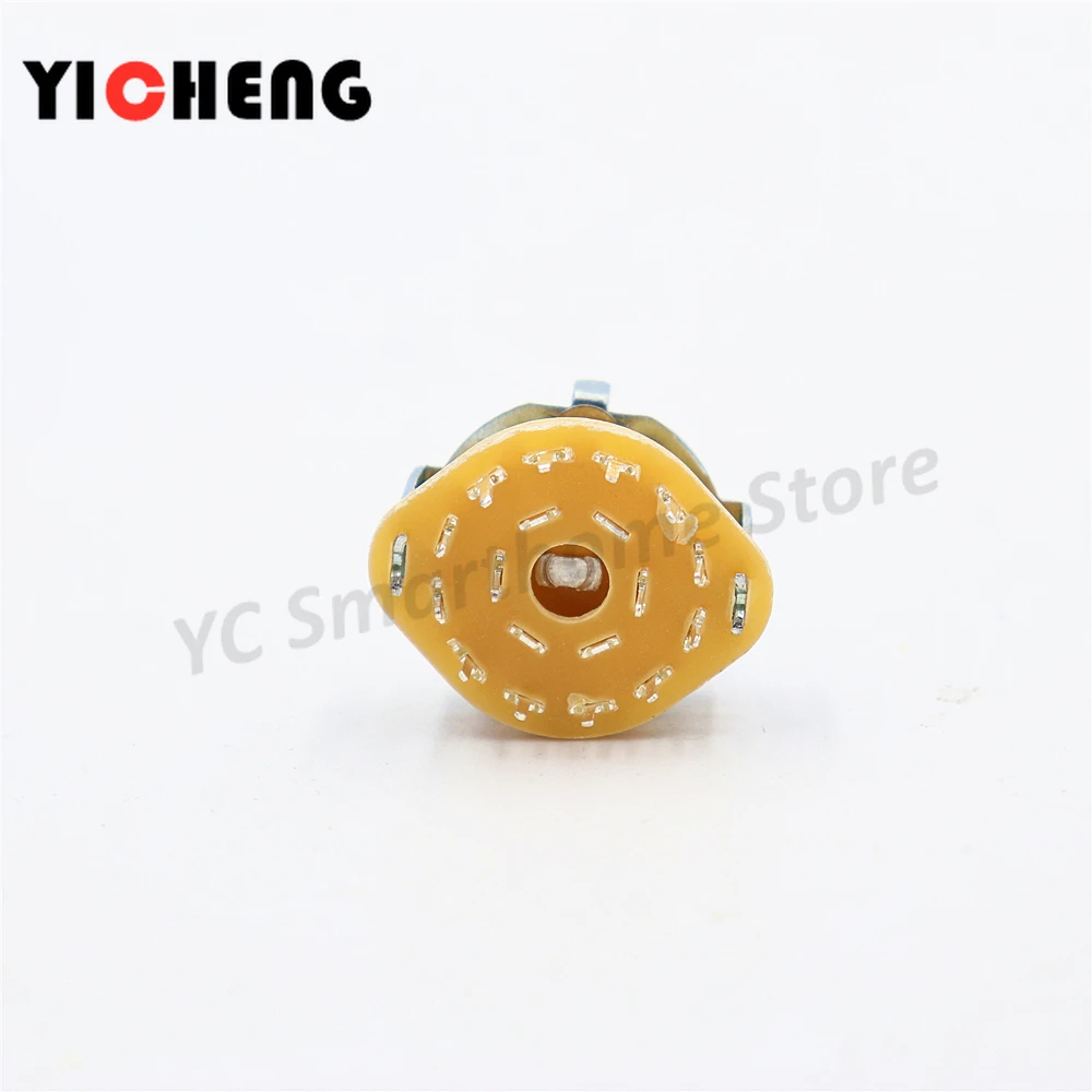 3Pcs RS25 band switch Shift position rotary switch 1 -4 Pin, 3-11gear ,20mm shank length,6mm torx shaft