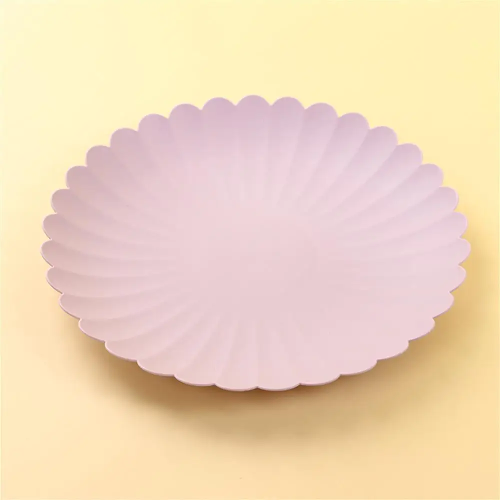 Plastic Disc Rubbish Snack Plate Thickening Material Delicate And Smooth Home Supplies Household Small Disc Household Trash Tray