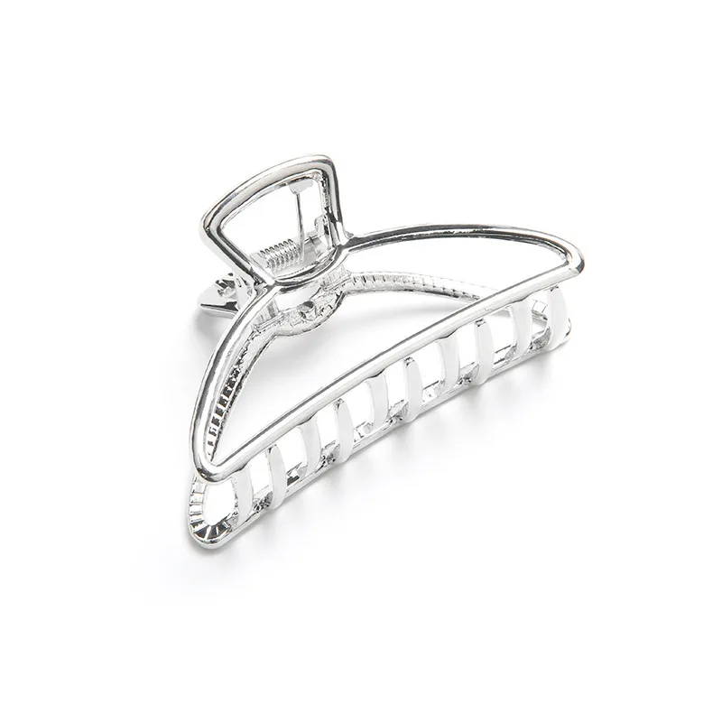 Neue Geometrie Metall Hohl Haar Klaue für Frauen Mädchen Haar Klaue Vintage Haarnadel Stirnband Krabben Haar Clip Mode Haar Zubehör – Detail 5