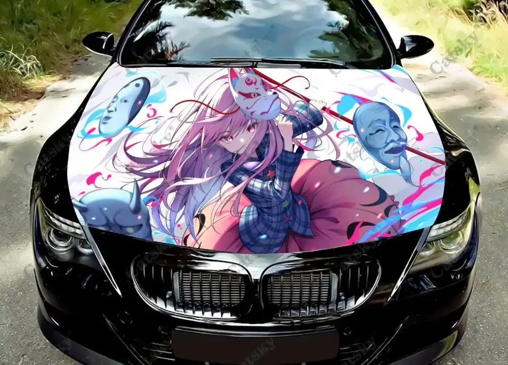 

Hata No Kokoro Anime Girl Car Hood Decal Truck Decals Vinyl Sticker Graphic Wrap Stickers Trucks Cars Bonnet Vinyls