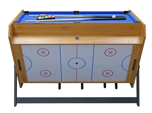 Rotating 3 in 1 Multi Game Table Billiards,Air Hockey,Soccer Game Table