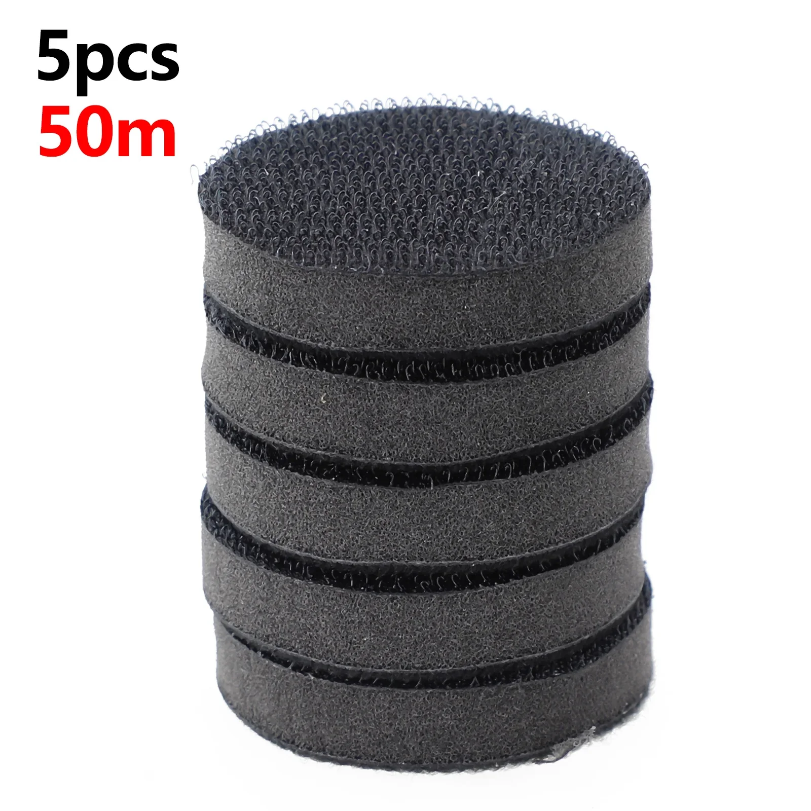 5-teiliges 50/75 mm Soft Density Interface Pads Set Schwammkissen Puffer Stützteller Klettverschluss-Schleifscheiben Schleifwerkzeuge