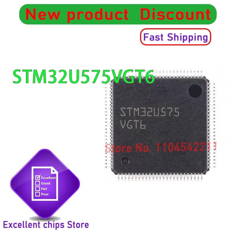 1~10 개/몫 기존 새로운 STM32U575VGT6 STM32U575 재고 있음