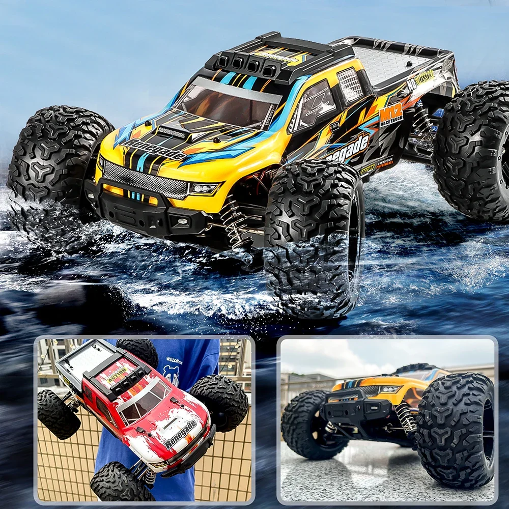 HAIBOXING 2996A 1:10 70KM/H 4WD RC Car z pilotem zdalnego sterowania LED Off Road Cars High Speed Drift Monster Truck dla dorosłych zabawek dla