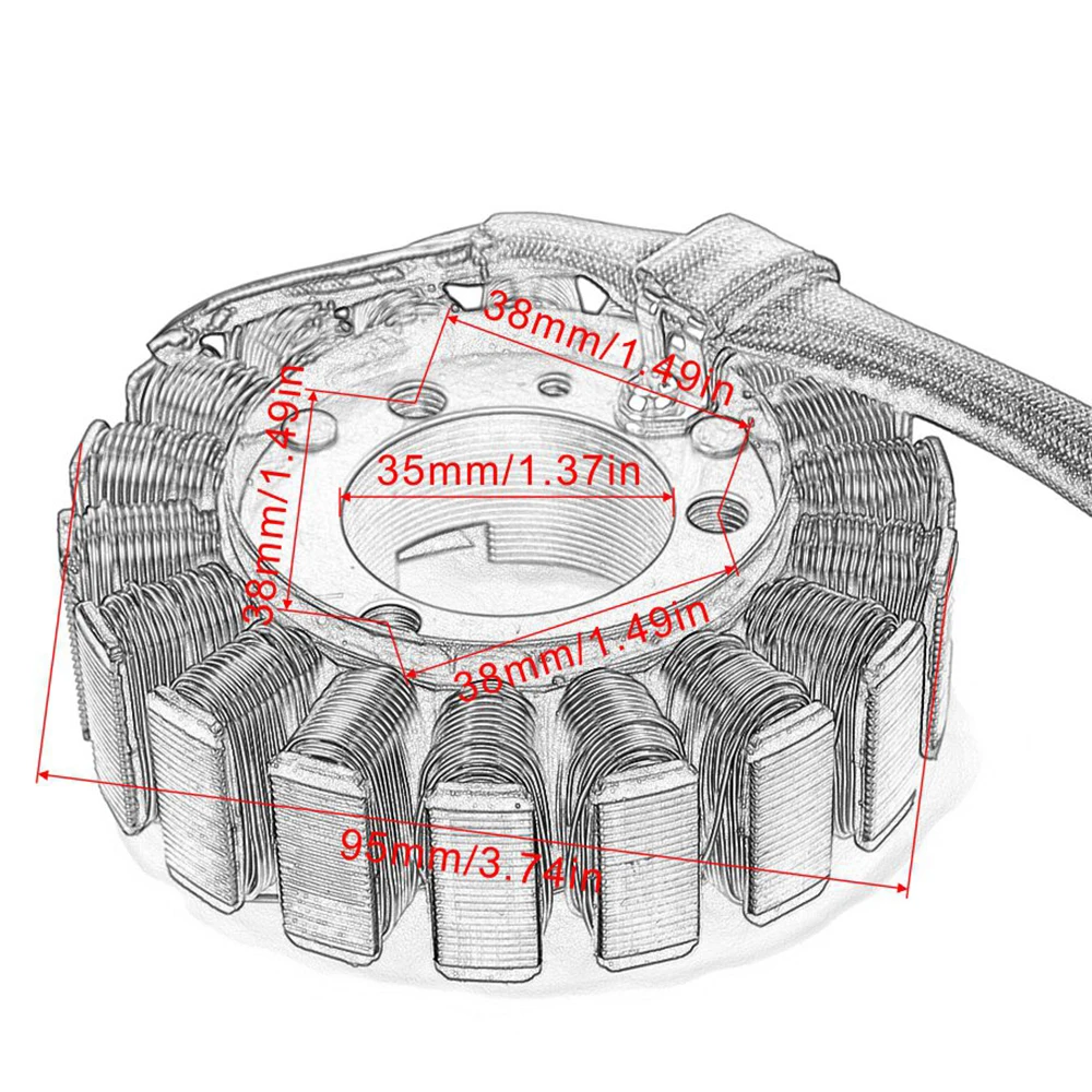 Generator Stator Coil + Voltage Regulator Rectifier for Honda SH125 SH150 2005-2012 PS125 PS150 2006-2010 SH PS 125 150