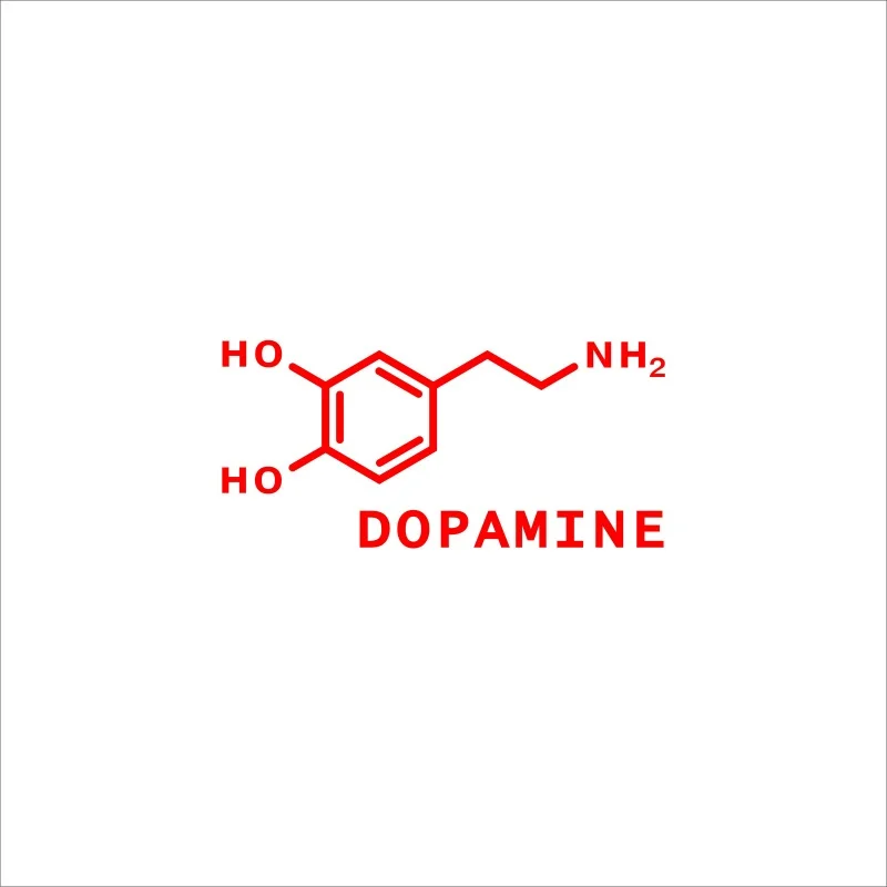 

1Pc Dopamine Molecule Vinyl Sticker Waterproof Decal for Car Motorcycle Side Box Off-Road Bike Body Decor
