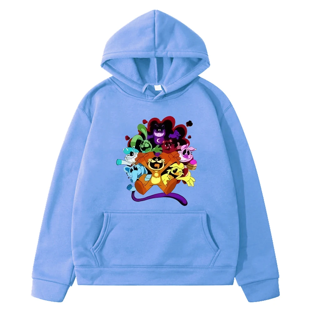 

Smiling Critters Autumn anime hoodie Fleece Sweatshirt y2k sudadera Kawaii hoodies boy Pullover Cartoon jacket kids clothes girl