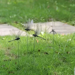 4 Outdoor Mosquito Repellent Simulation Dragonfly Stick Dragonfly Repellent Artifact