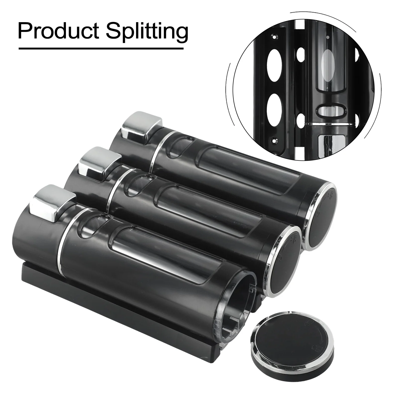 1pc 3 In 1 Soap Dispenser For Hotels 400ml Bathroom ABS Wall Mount Soap Dispenser Set Home Improvement Replacement Tools