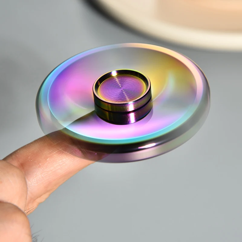 Stainless Steel Fidget Spinner Stress Relief Toy for Autism Anxiety Therapy EDC Gadgets Cool Stuff for Kids And Adults