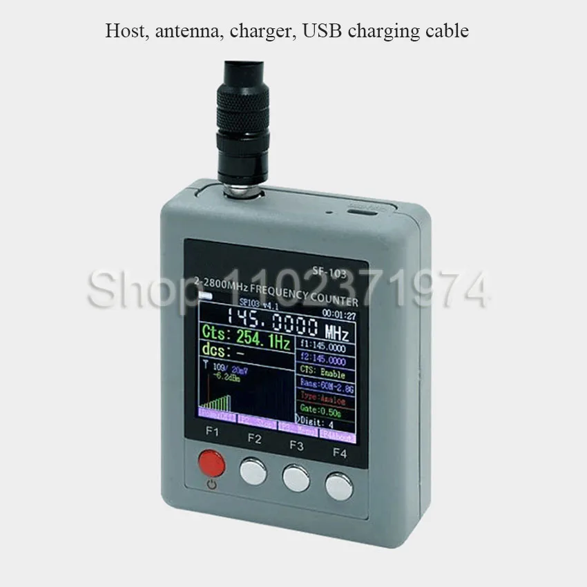 SF-103 DMR Digital Signal Testable SF103 2MHz-200MHz/27MHz Tester 27Mhz-2800Mhz Decoder Portable Frequency CTCCSS/DCS