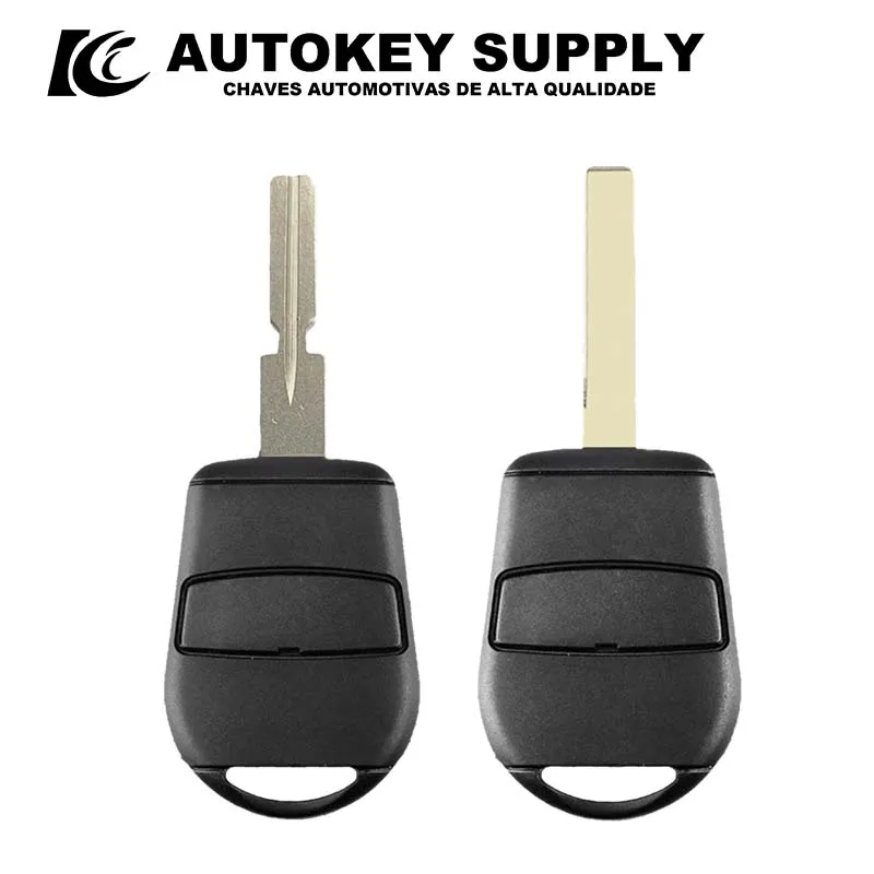 Casing kunci jarak jauh 3 tombol, casing Fob 3 BTN Uncut kunci Fob AKBMS220 untuk BMW E31 E32 E34 E36 E38 E39 E46 Z3 Z4