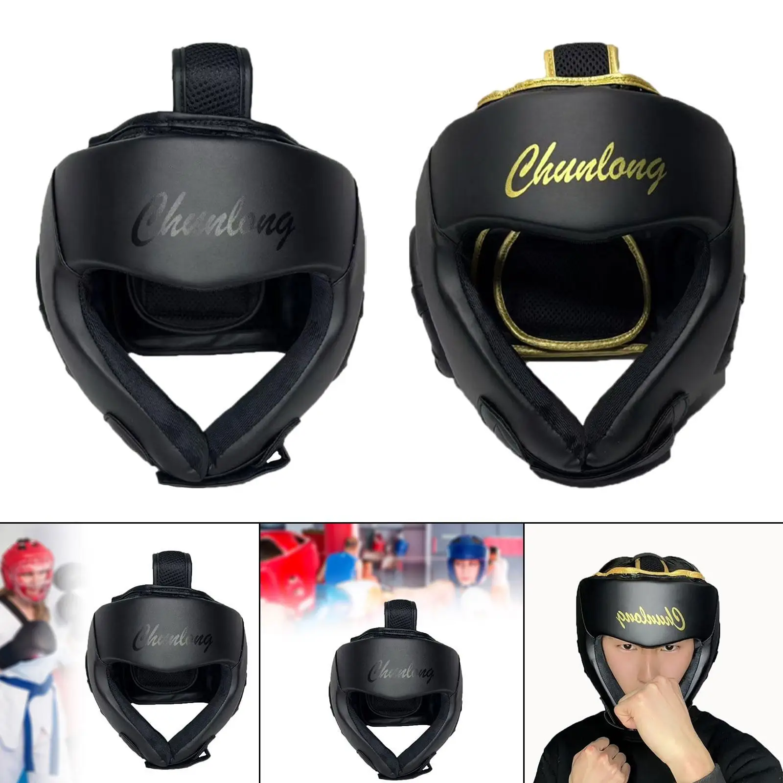 

Boxing Headgear Protector Comfortable Sparring Gear for Sanda Men Kickboxing