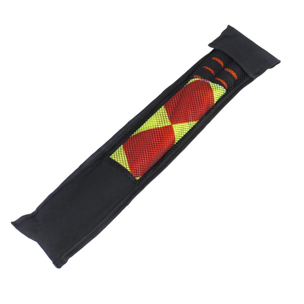 

2Pcs Football Referee Corner Flags Lightweight Durable Stainless Steel Tube Patrol Hand Pennant Flags Bright Colors